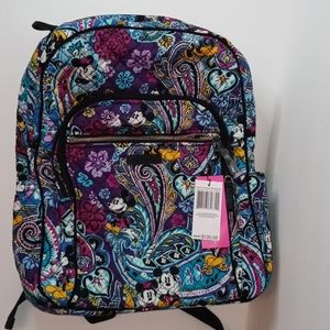 Mickey's Iconic Paisley Campus Backpack Limited Ed